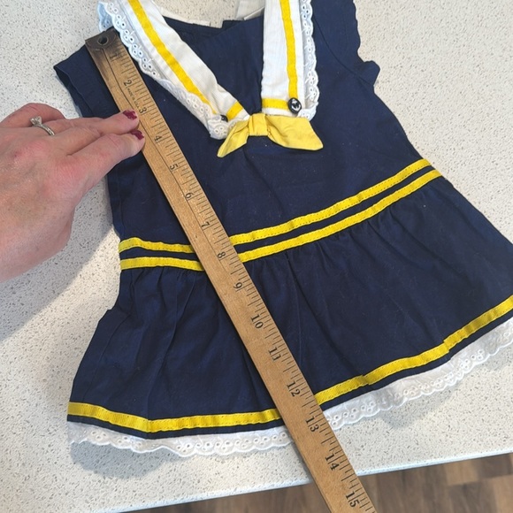 Maggie & Zoe dress size 3-6 months nautical boat dress - Picture 7 of 10